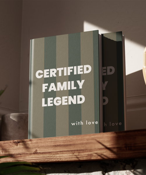 Certified Family Legend Hardcover Photobook