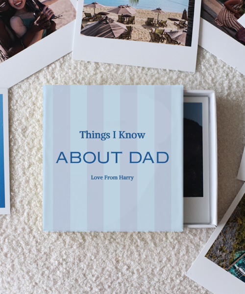 Things I Know About Dad Photo Prints Box
