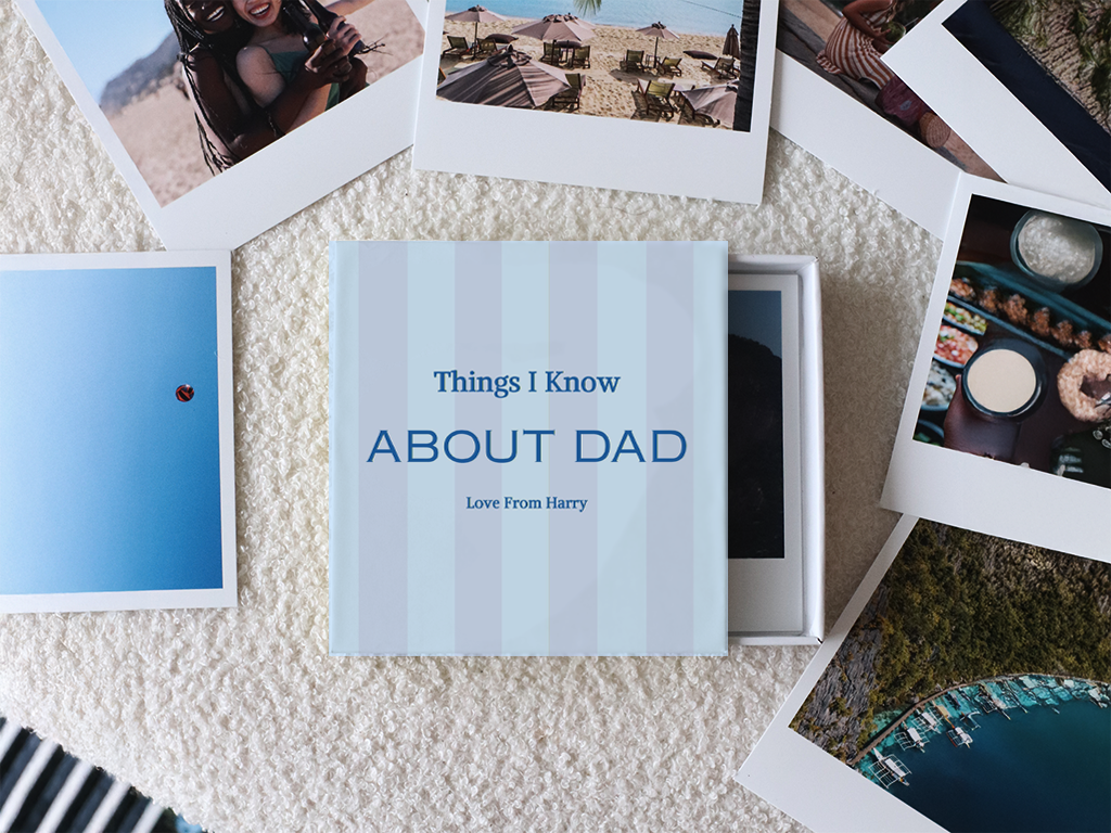 Things I Know About Dad Photo Prints Box