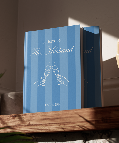 Letters To The Husband Blue Photobook