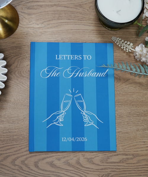Letters To The Husband Blue Photobook