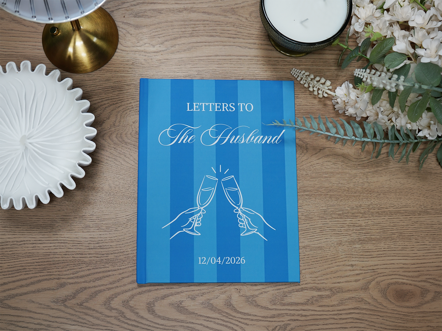 Letters To The Husband Blue Photobook