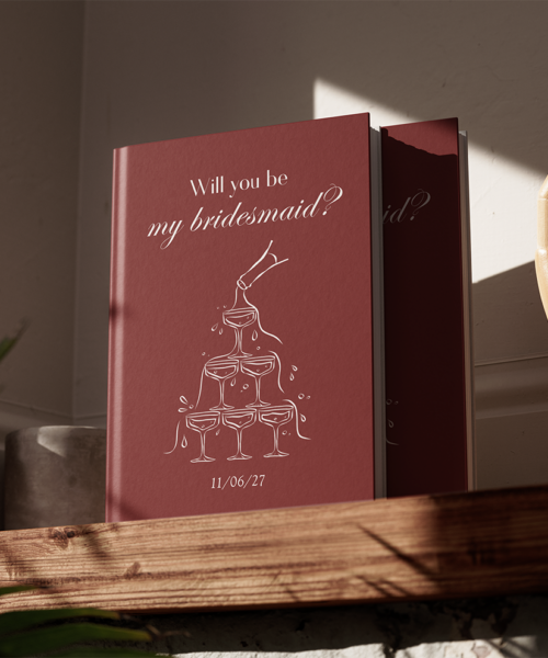 Will You Be My Bridesmaid Hardcover Photobook