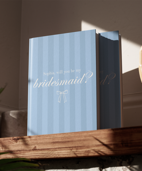Bridesmaid Bow Hardcover Photobook