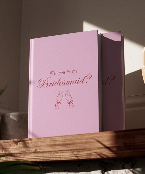 Bridesmaid Pink Hardcover Photobook