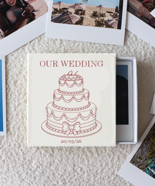 Our Wedding Photo Prints Box