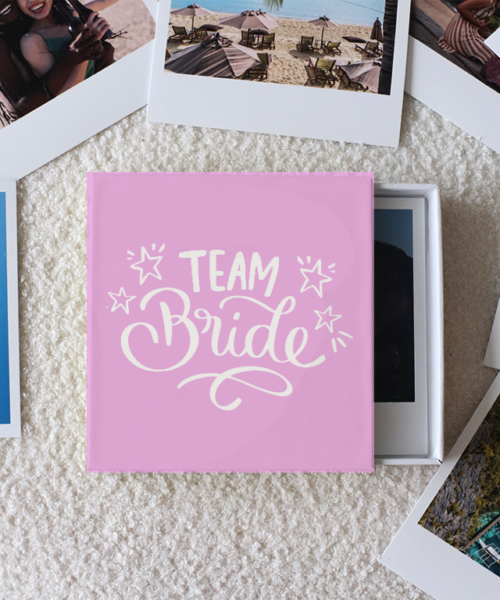 Team Bride Photo Prints Box