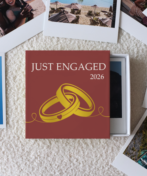 Engagement Rings Photo Prints Box
