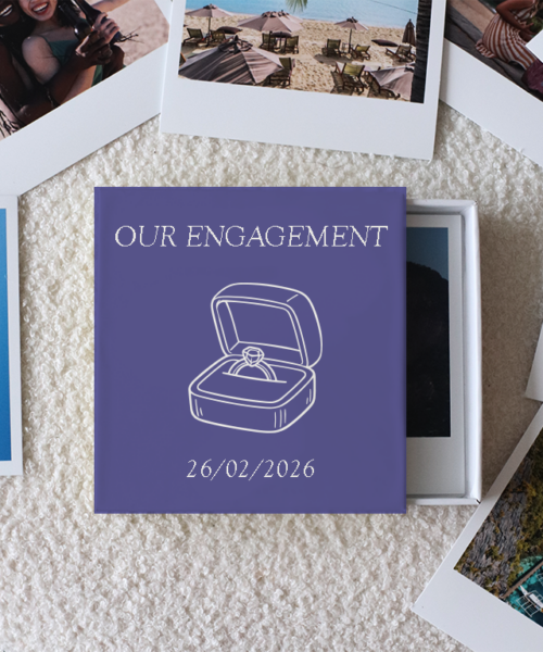 Our Engagement Photo Prints Box