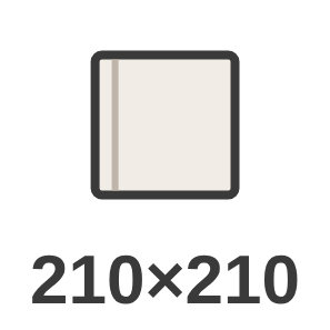 Small Square (210x210mm)